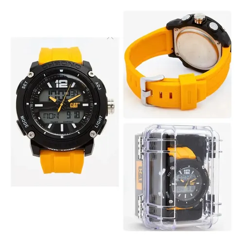 Reloj Pulsera Analogico/Digital Negro/Amarillo - imagen 3
