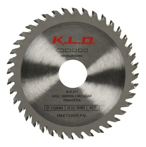 Hoja de Sierra Circular 110mm X 40 Dientes Widia - imagen 3