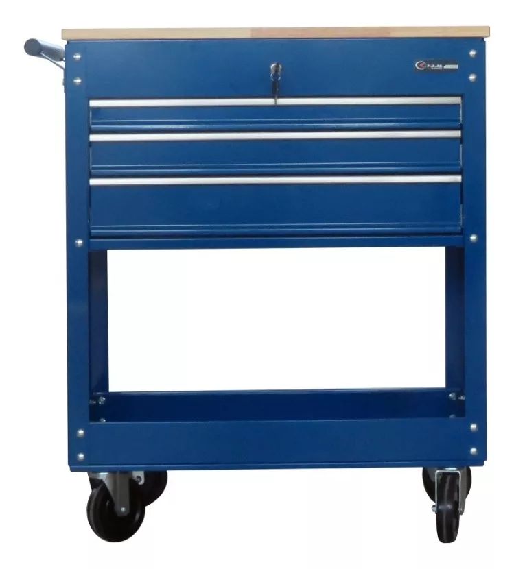 CARRO P/HERRAMIENTAS 84x48x75 CM C/TAPA 3 CAJONES - imagen 3