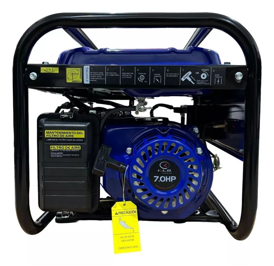 GENERADOR Elect. Naft. 2.5 KVA 6.5hp 220V KLD - imagen 2