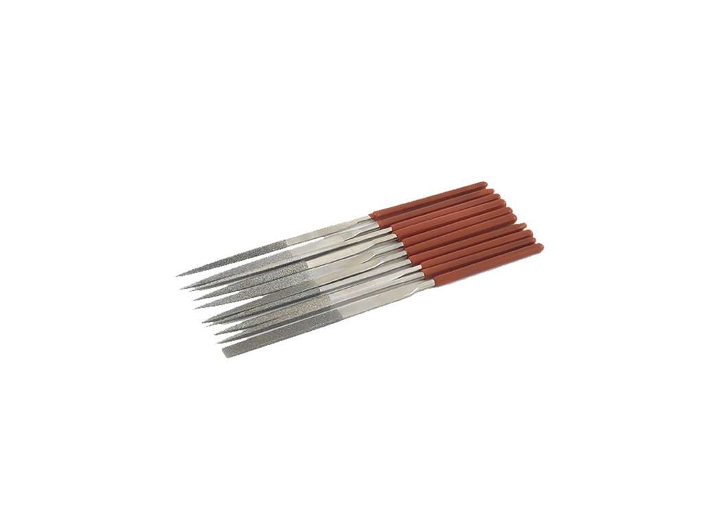 Juego Limas Diamantadas 10 Piezas