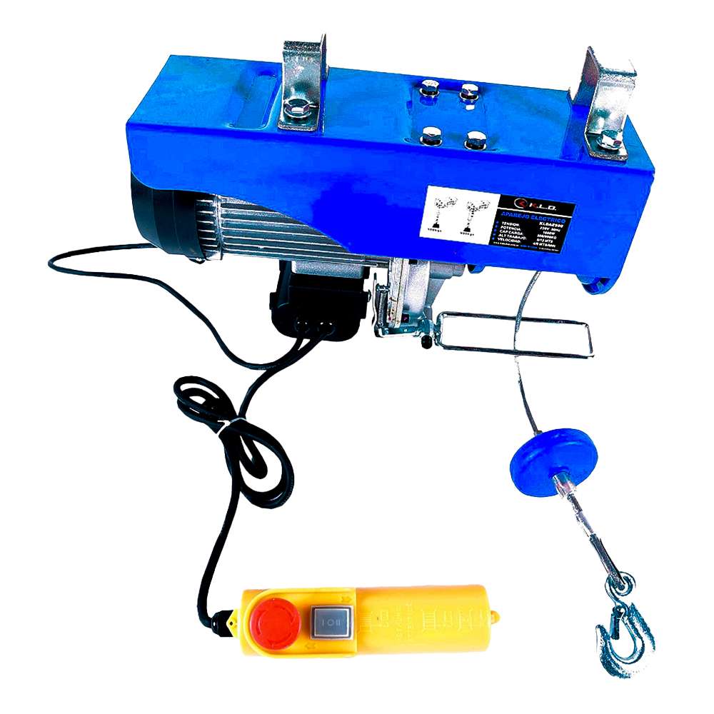Aparejo Electrico 990kg Cable 12m - imagen 2