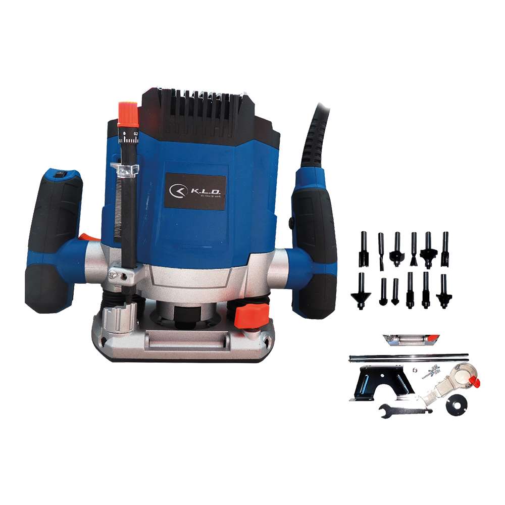 FRESADORA ROUTER 1300W ENC 1/4-6-8mm KLD - imagen 2