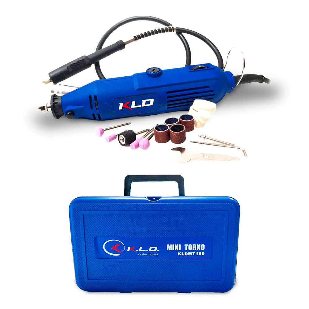 Minitorno de Mano 180W 3300rpm 3.2mm 16 Accesorios - imagen 2