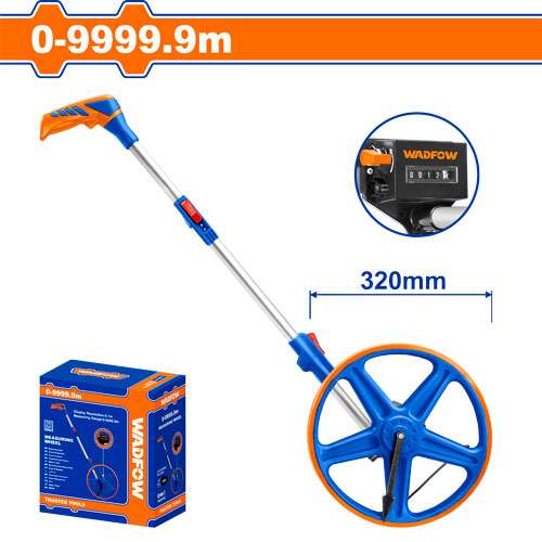 ODOMETRO MEDIDOR DE DISTANCIA 0 - 9999.9 MTS RUEDA 320 MM