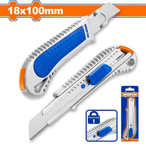 CUTTER METALICO AUTO-LOCK 18 x 100 MM